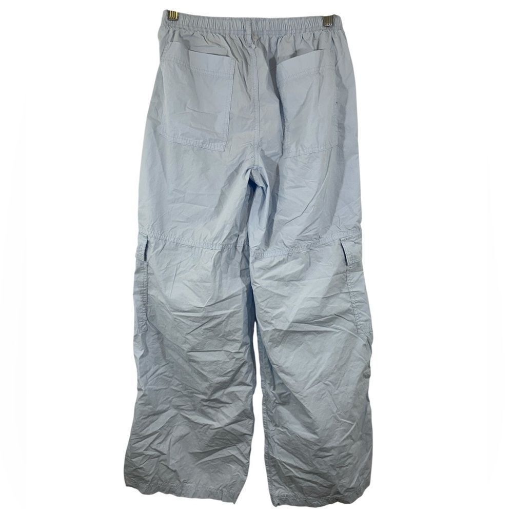 Wild Fable ladies cargo wide leg utility pants blue small cotton y2k style 90s - Picture 3 of 13